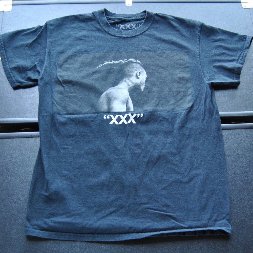 XXXTENTACION Medium Black Short Sleeve Shirt Logo on Front